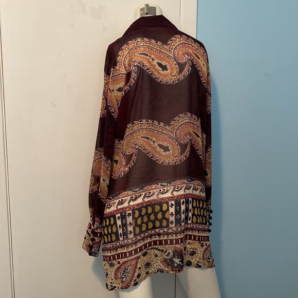 Stunning 2-Piece Tunic ft. Beautiful Bohemian Print (Vintage) - Picture 3 of 8